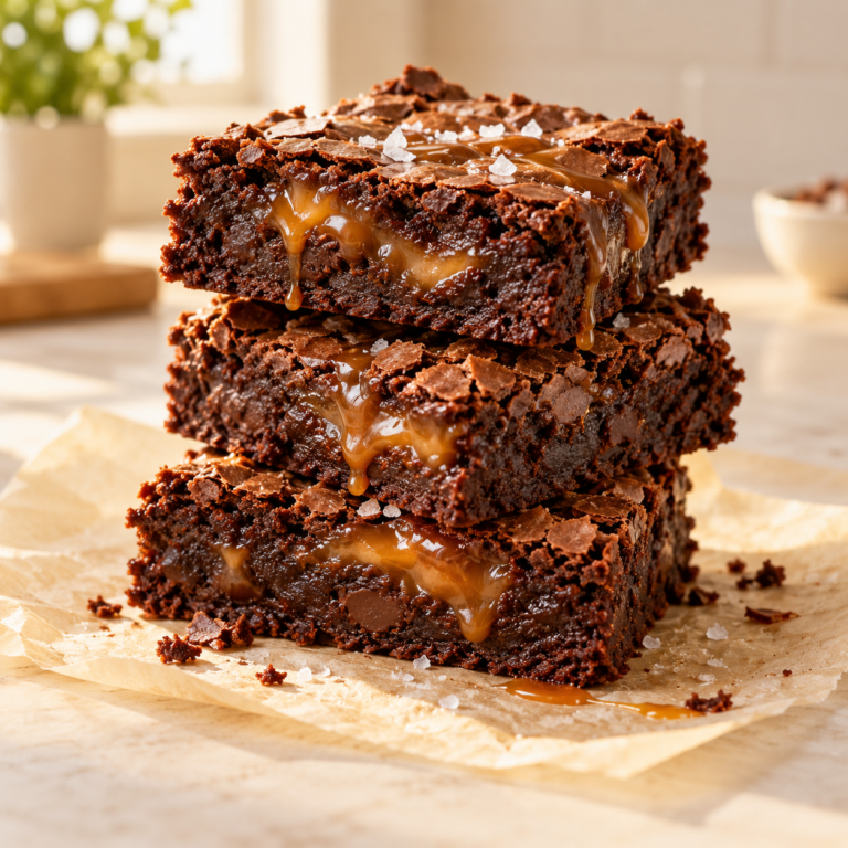 Salted Caramel Brownies