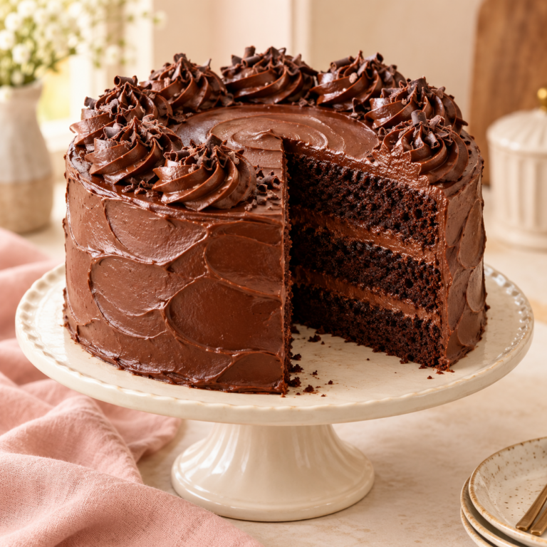 Chocolate Fudge Layer Cake